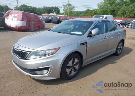 2012 Kia Optima Hybrid Ex из США, поврежденный, VIN KNAGM4ADXC5011698
